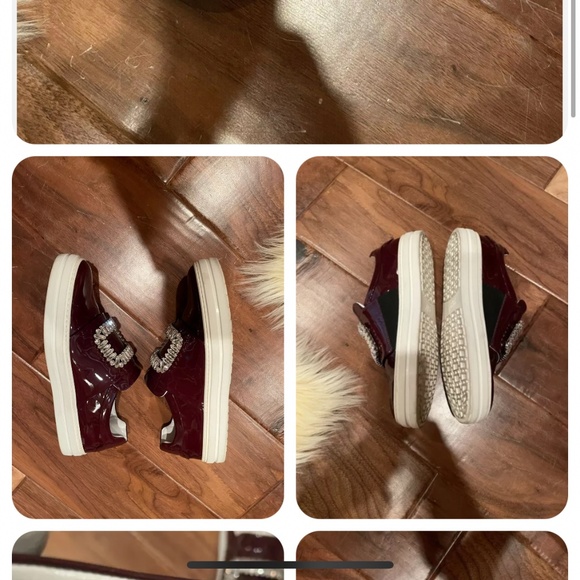 Roger Vivier Sneaky VIV crystal buckle sneakers 37.5 - Picture 3 of 4